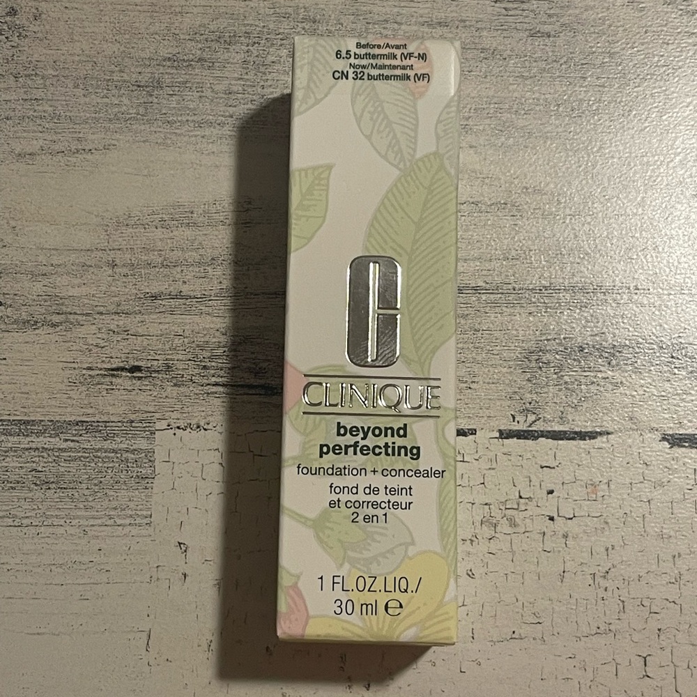 CLINIQUE BEYOND PERFECTING FOUNDATION CONCEALER - BUTTERMILK 6.5, NEW CN 32